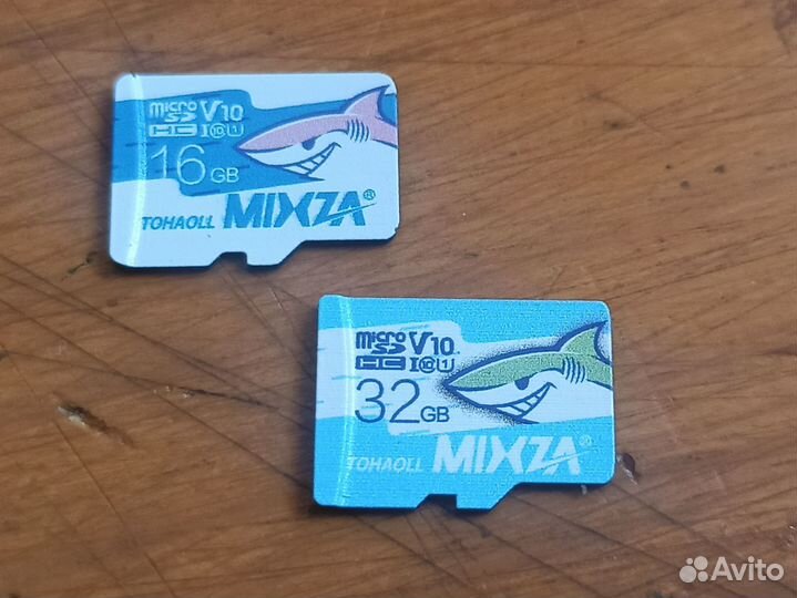 Карта памяти micro sd 32 гб v10 Mixza shark