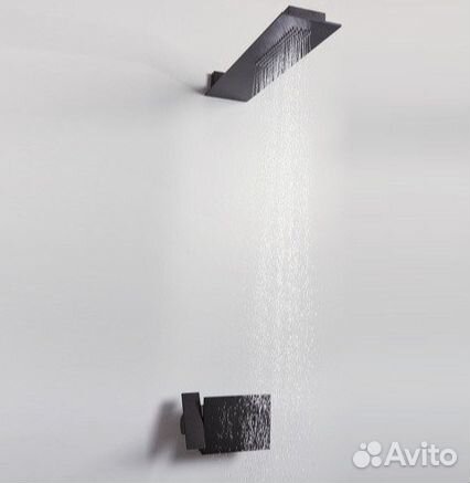 Agape Sen asen0973N Верхний душ настенный (черный)