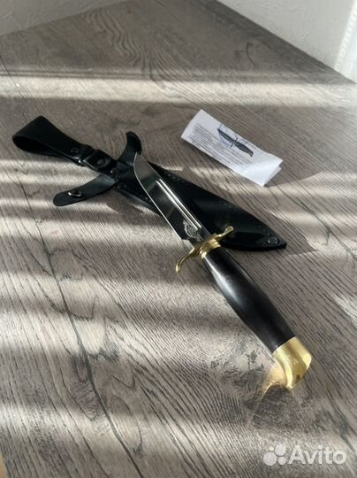 Нож Финка нквд из настоящей Кованной стали 95Х18