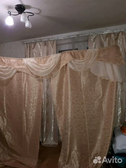 Шторы почти новые