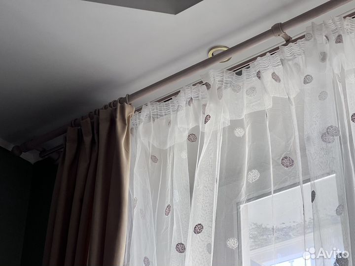 Карнизы для штор двухрядный