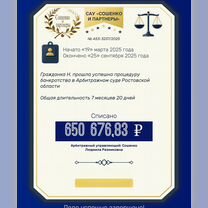 Законное списание долгов. Банкротство физ лиц, Софрино