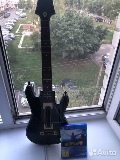Продам диски для ps4 и гитару с гитар хиро
