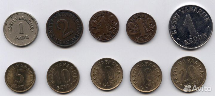 Монеты стран Балтии