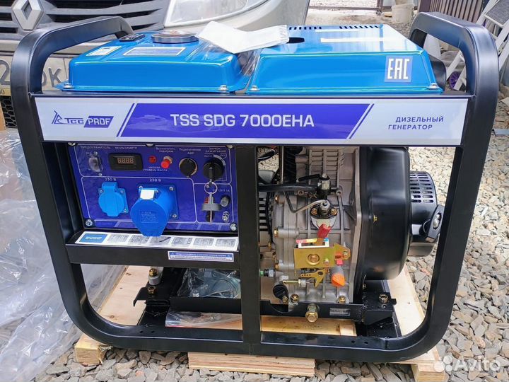 Дизельный генератор 6,5 кВт TSS SDG 7000EHA