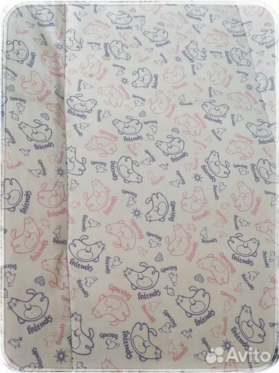 Пеленальная доска на кроватку 80х50