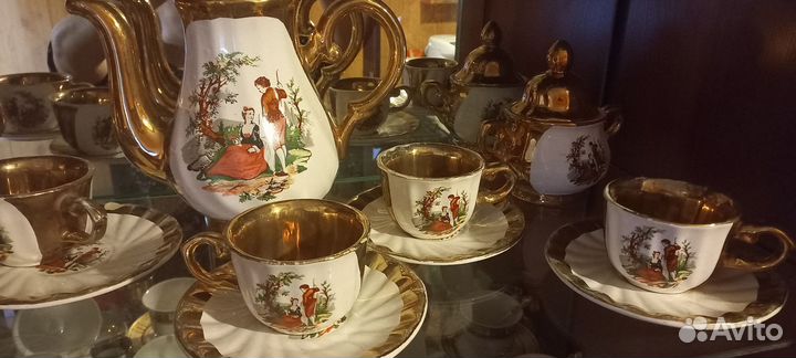 Чайно кофейный сервиз СССР мадонна
