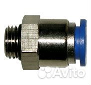 Фитинг прямой д.10*М12*1,25 наружн