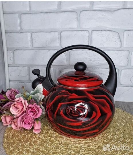 Чайник эмалированный новый