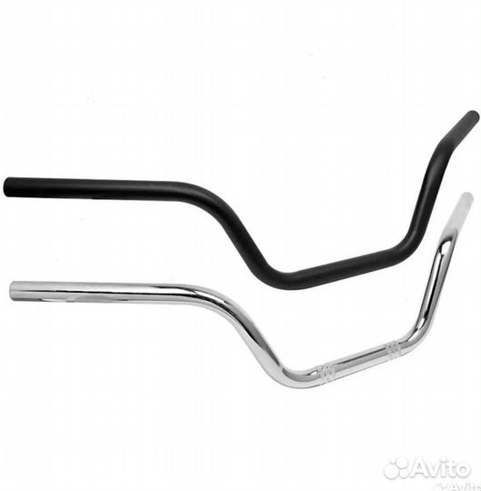 Руль для мото 22mm хром