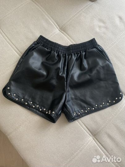 Кожаные шорты