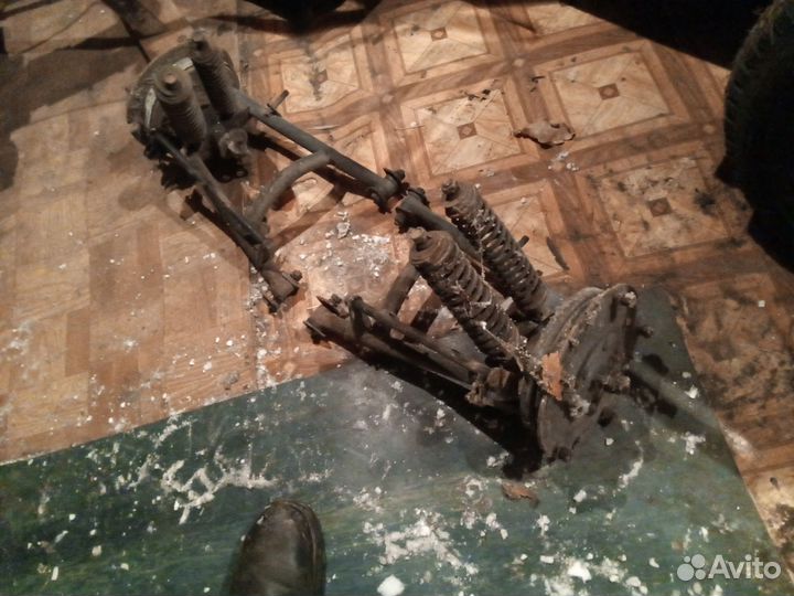 Подвеска мотороллер муравей, сзд