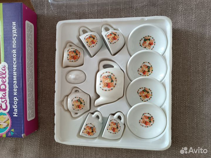 Керамический набор посуды для детей