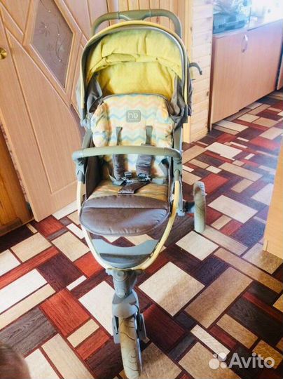 Прогулочная коляска happy baby neon sport