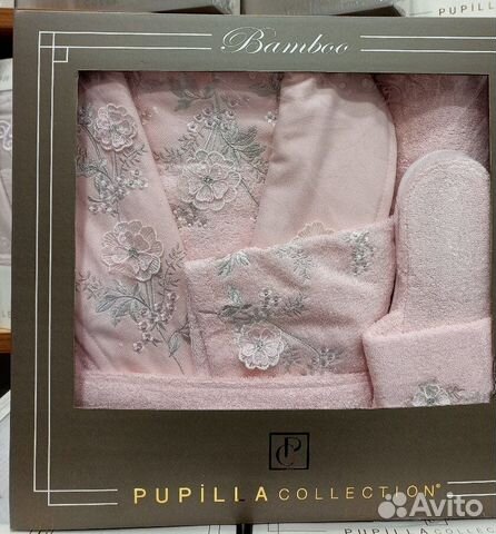 Халат женский + тапочки+полотенца Турция