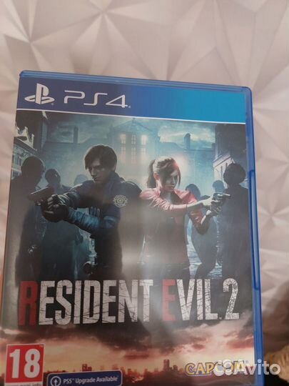 Диск на ps 4 Resident evil 2 remake