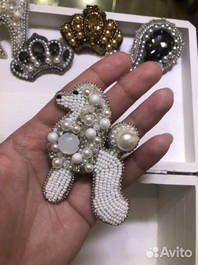 Броши ручной работы