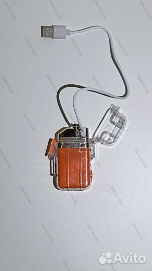Зажигалка импульсная с фонариком и зарядкой USB