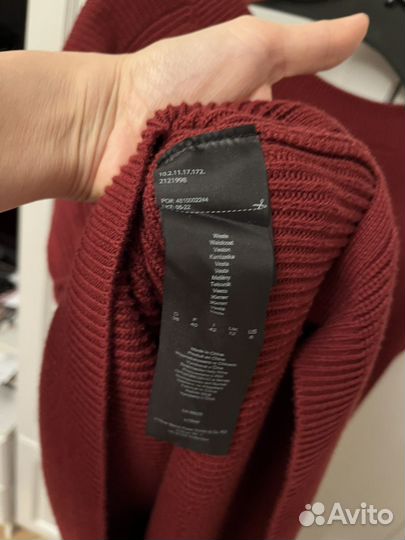 Джемпер бордовый женский трикотаж