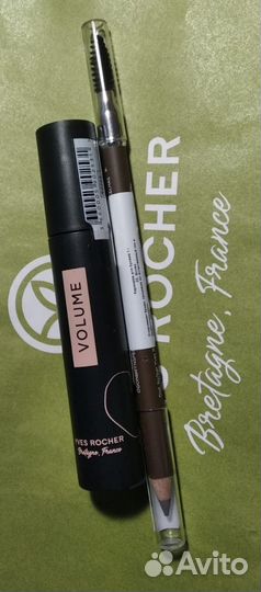 Тушь для глаз и карандаш для бровей Yves Rocher
