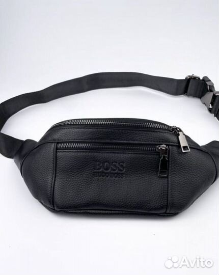 Hugo boss сумка мужская кожа