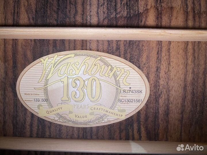 Акустическая гитара Washburn Jumbo LSJ743