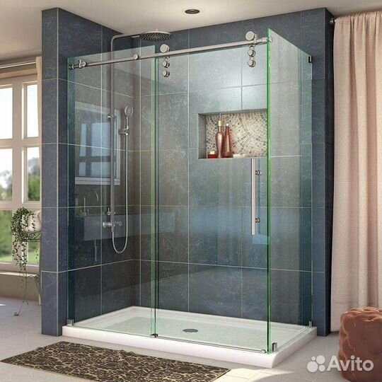 Душевые из стекла 800 х 800