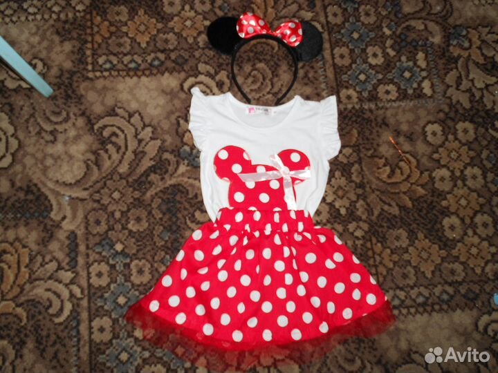 Праздничные комплекты Минни Мау, 3 мес. до 4 лет