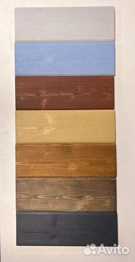 Имитация бруса из Ели крашенная 20х176х6 Ар: 107