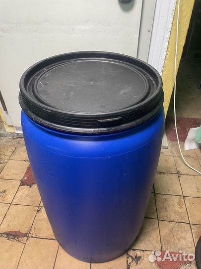 Бочка пластиковая 200л б/у