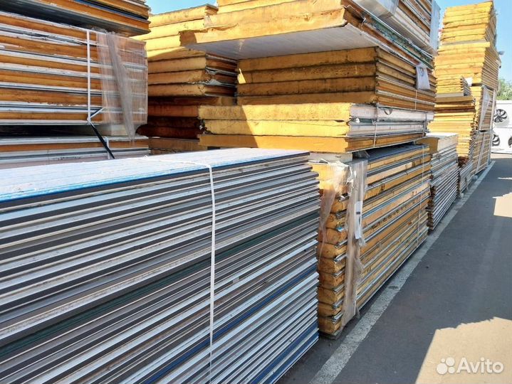 Сэндвич-панели 40000 м2 в наличии
