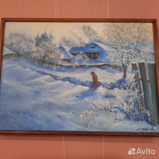 Картина маслом на холсте пейзаж