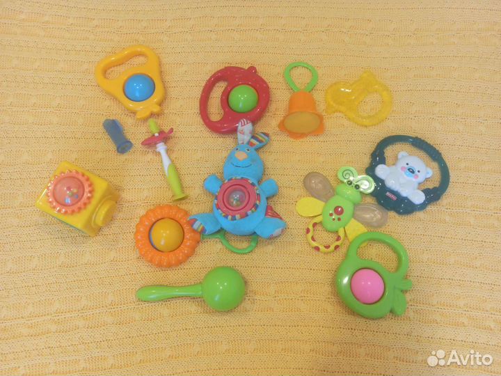 Грызунки погремушки игрушки для малышей 13 шук