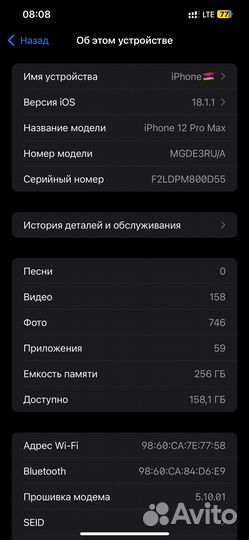 iPhone 12 Pro Max, 256 ГБ