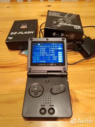 Game Boy Advance SP ips mod + EZ-flash Omega +16GB