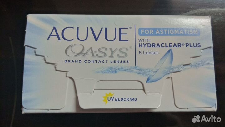 Контактные линзы Acuvue Oasys for astigmatism