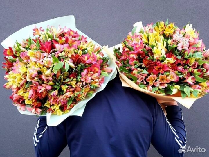 Букеты из Альстромерий. Доставка/Самовывоз