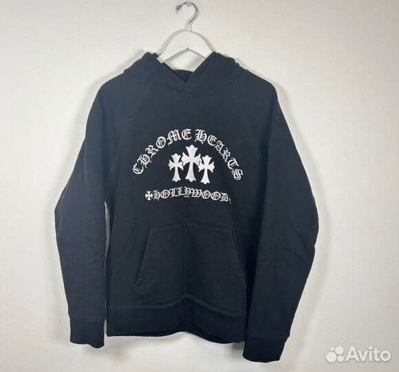 Худи Chrome Hearts Black Triple Cross оригинал