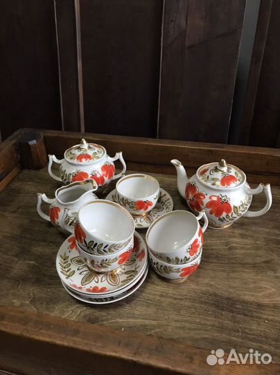 Чайный сервиз вербилки маки