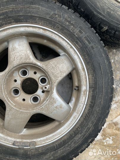 Литые диски r14 на ваз с резиной