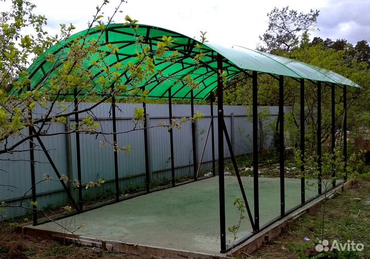 Haвeс из поликарбоната 3,65 х 6,00м