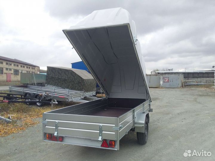 Прицеп лав 81012А 3,5*1,5 метра, R16, Крышка jaxal