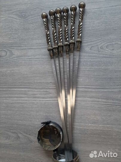 Набор шампуров в тубусе