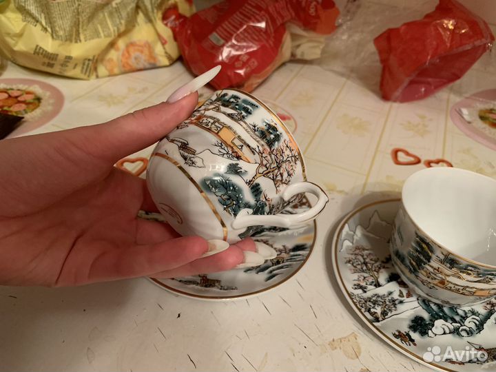 Чашки чайные китайский фарфор