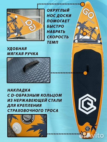 Сапборд sup доска JS GQ coco 335см