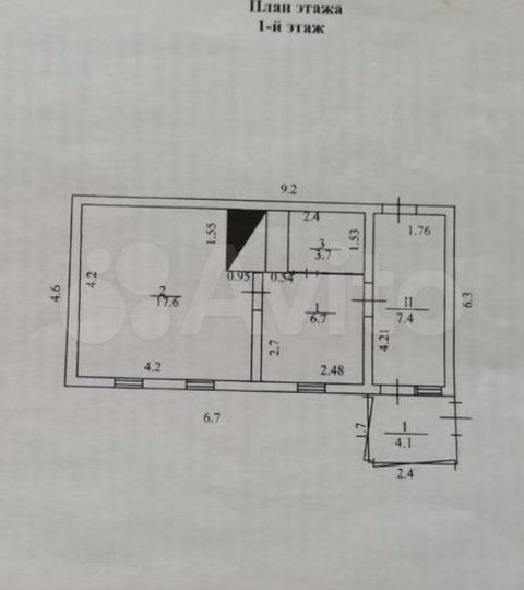 Дом 48 м² на участке 15 сот.