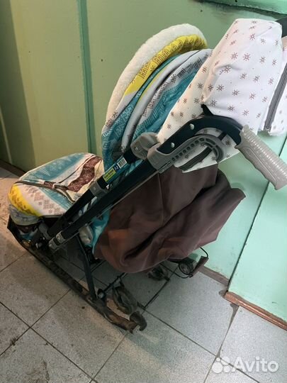 Санки коляска ника 7