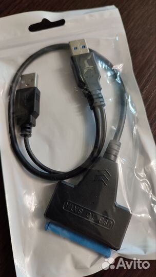 Кабель SATA - USB для HDD и SSD
