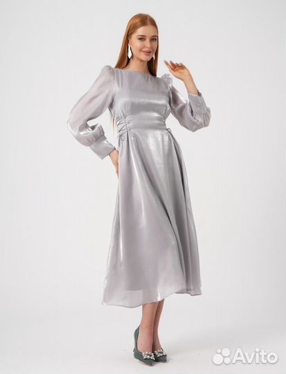 Платье из органзы блестящей Новое 42,44 размер