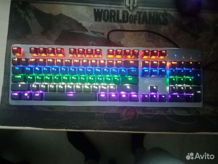 Игровая механическая клавиатура оклик 970G dark